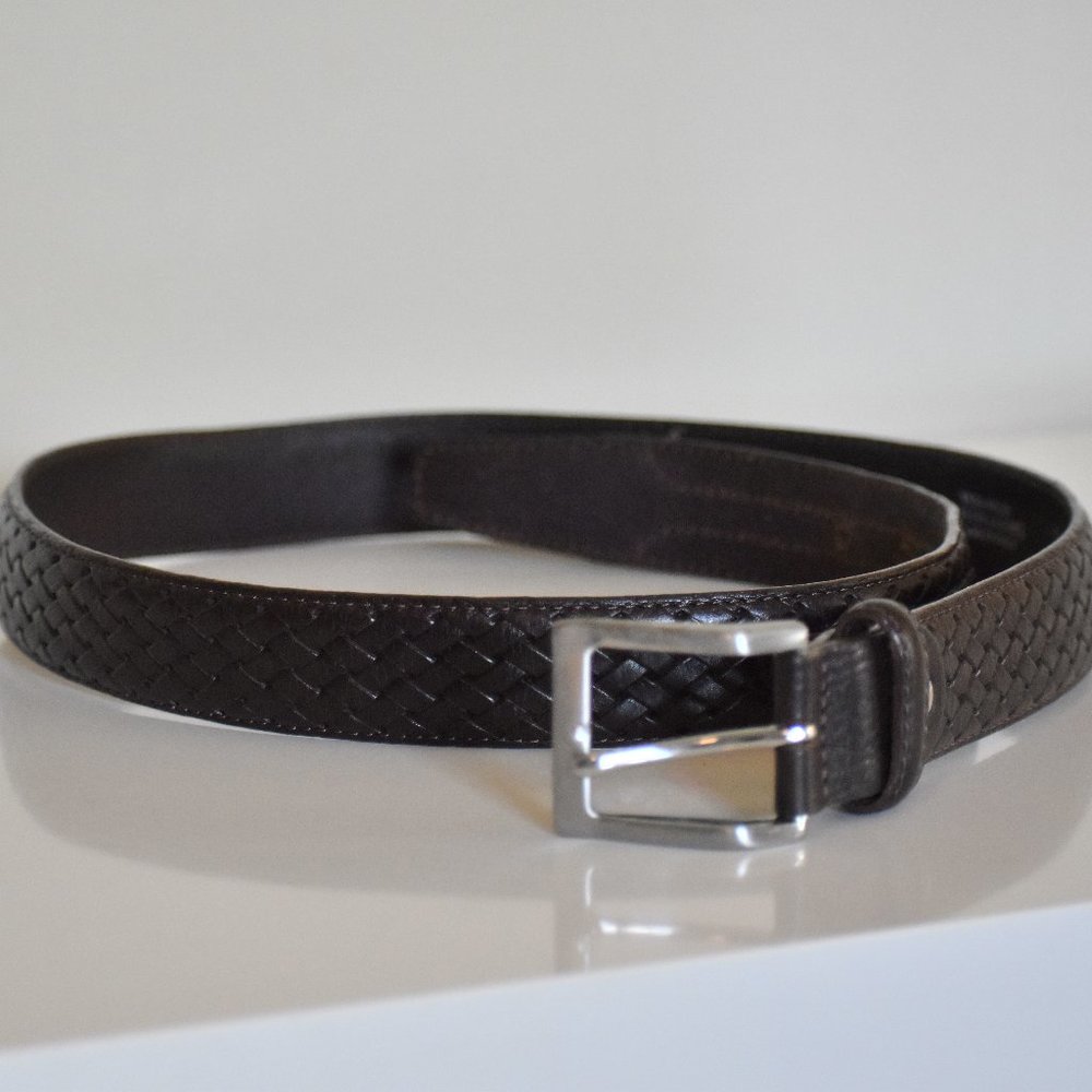 Brown Leather Belt | Excellent Condition | Size: 40"